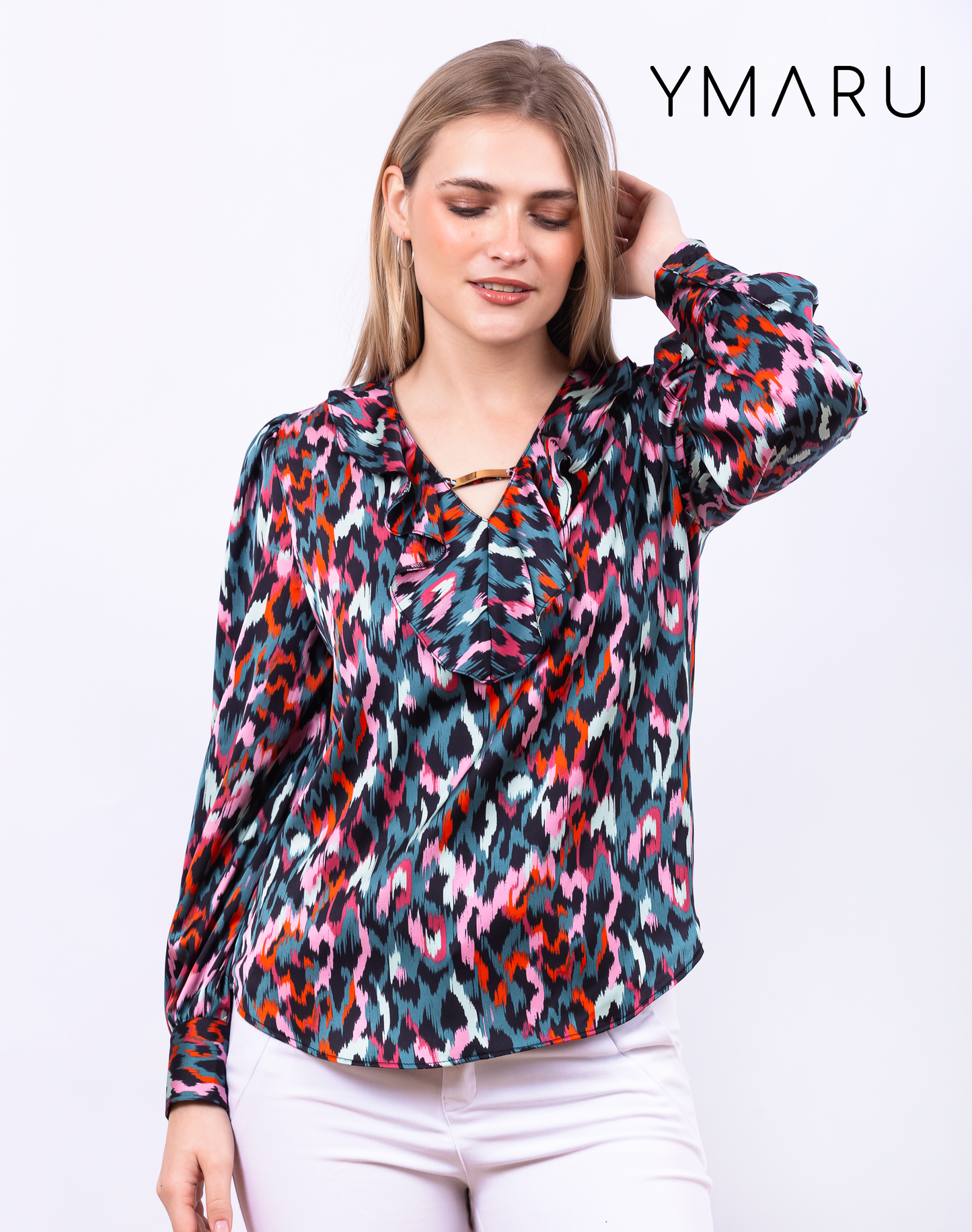 BLUSA PERLA ESTAMPADO